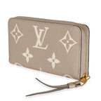 Louis Vuitton Louis Vuitton Dove Cream Monogram Empreinte Zippy Wallet