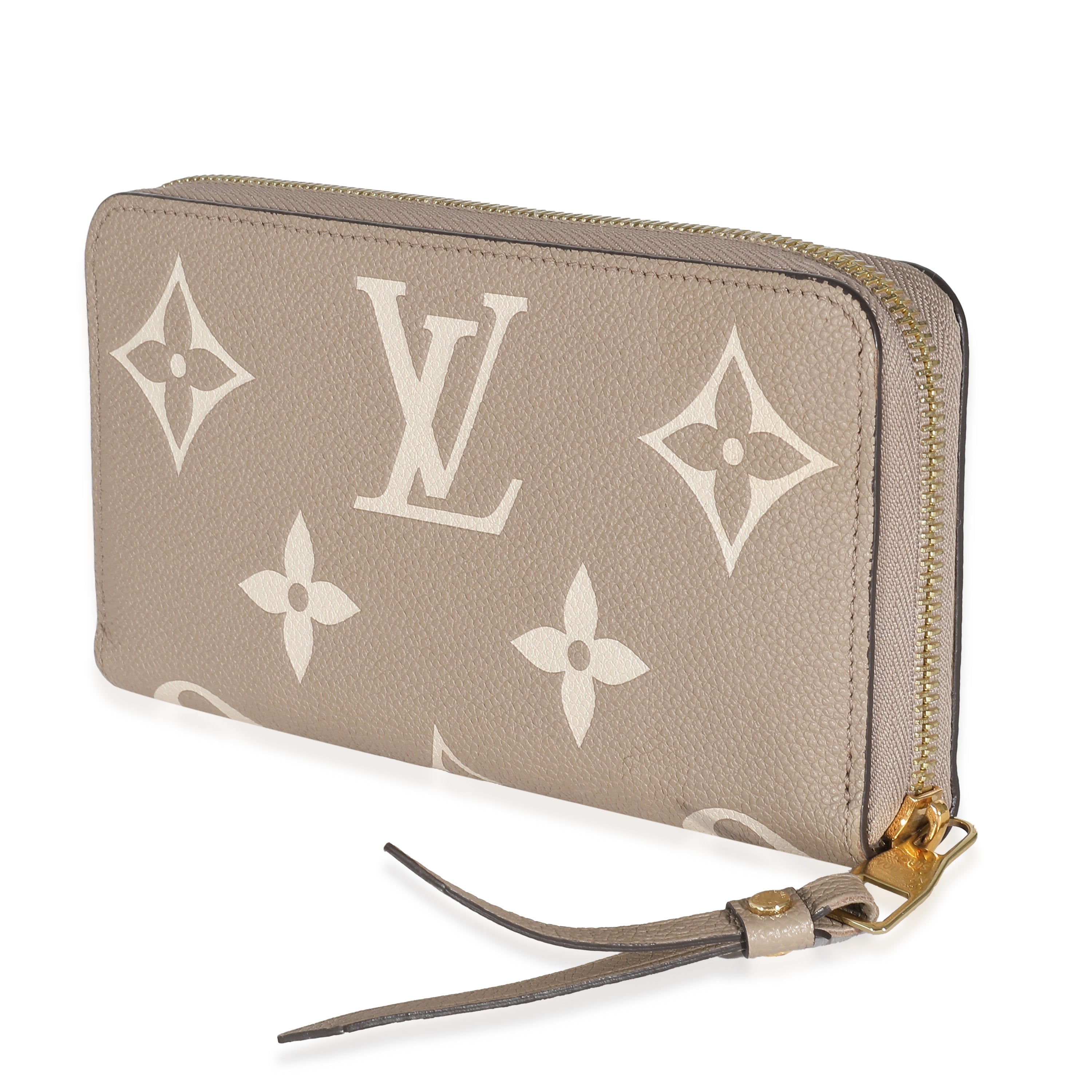 Louis Vuitton Louis Vuitton Dove Cream Monogram Empreinte Zippy Wallet