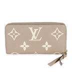 Louis Vuitton Louis Vuitton Dove Cream Monogram Empreinte Zippy Wallet