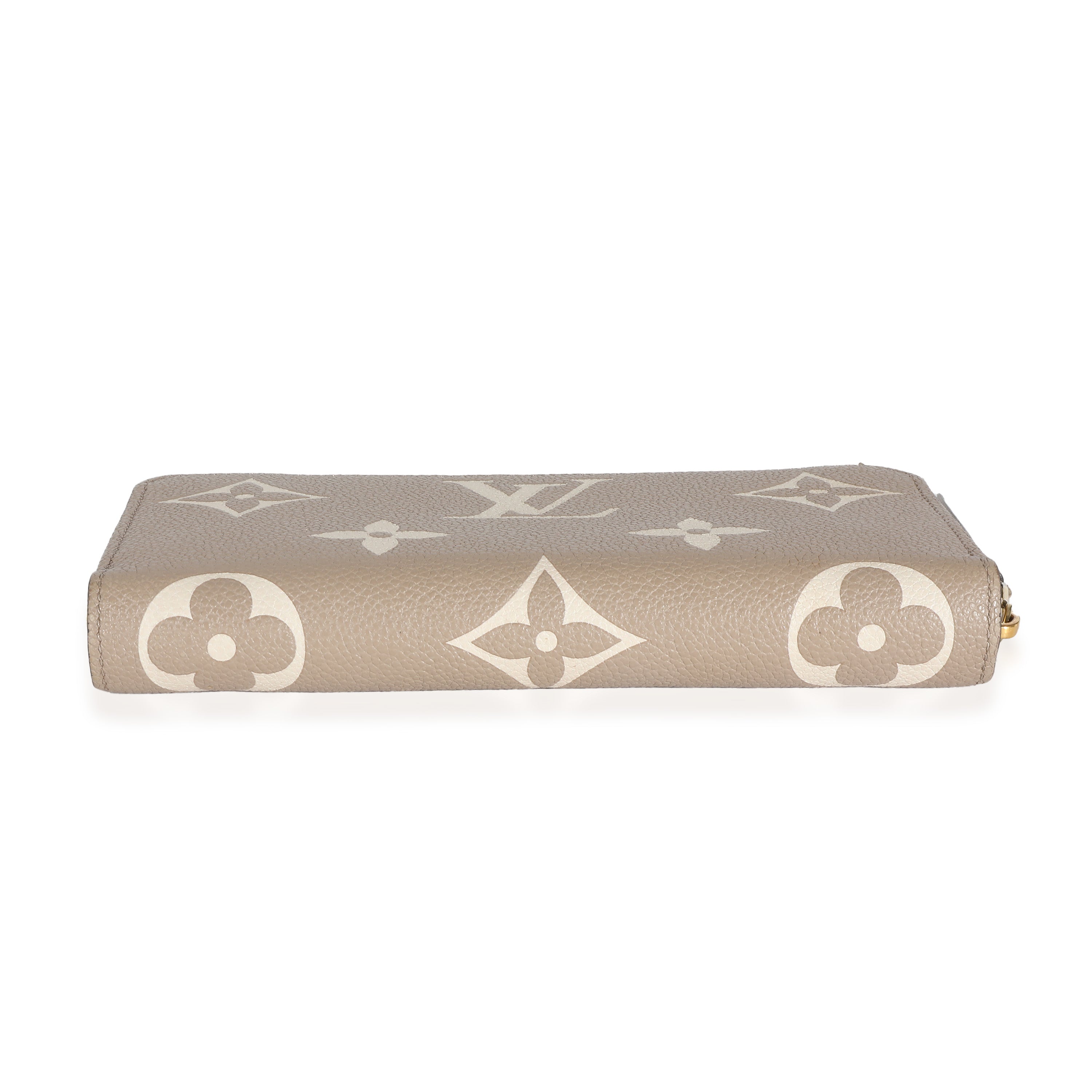 Louis Vuitton Louis Vuitton Dove Cream Monogram Empreinte Zippy Wallet