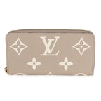 Louis Vuitton Louis Vuitton Dove Cream Monogram Empreinte Zippy Wallet