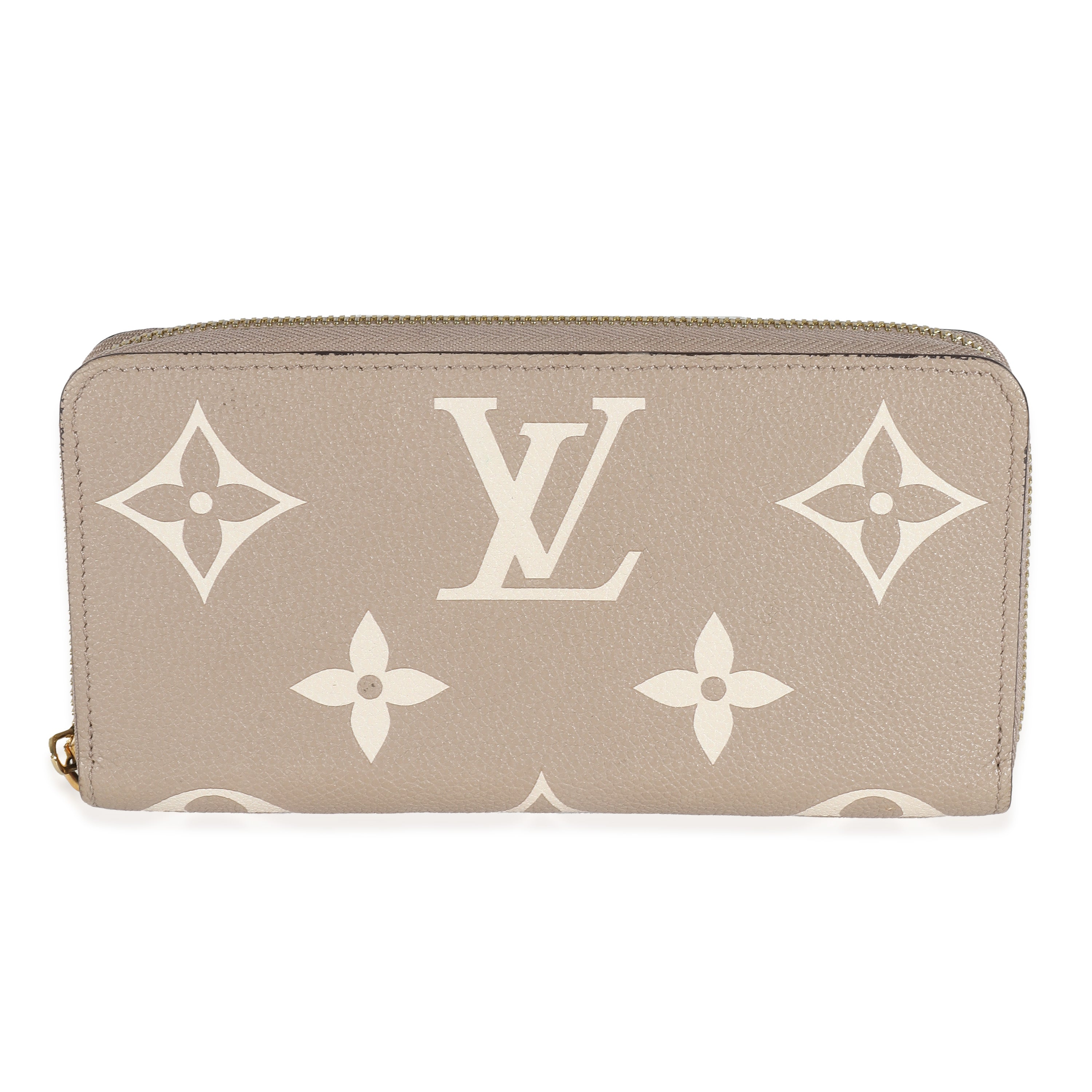 Louis Vuitton Louis Vuitton Dove Cream Monogram Empreinte Zippy Wallet