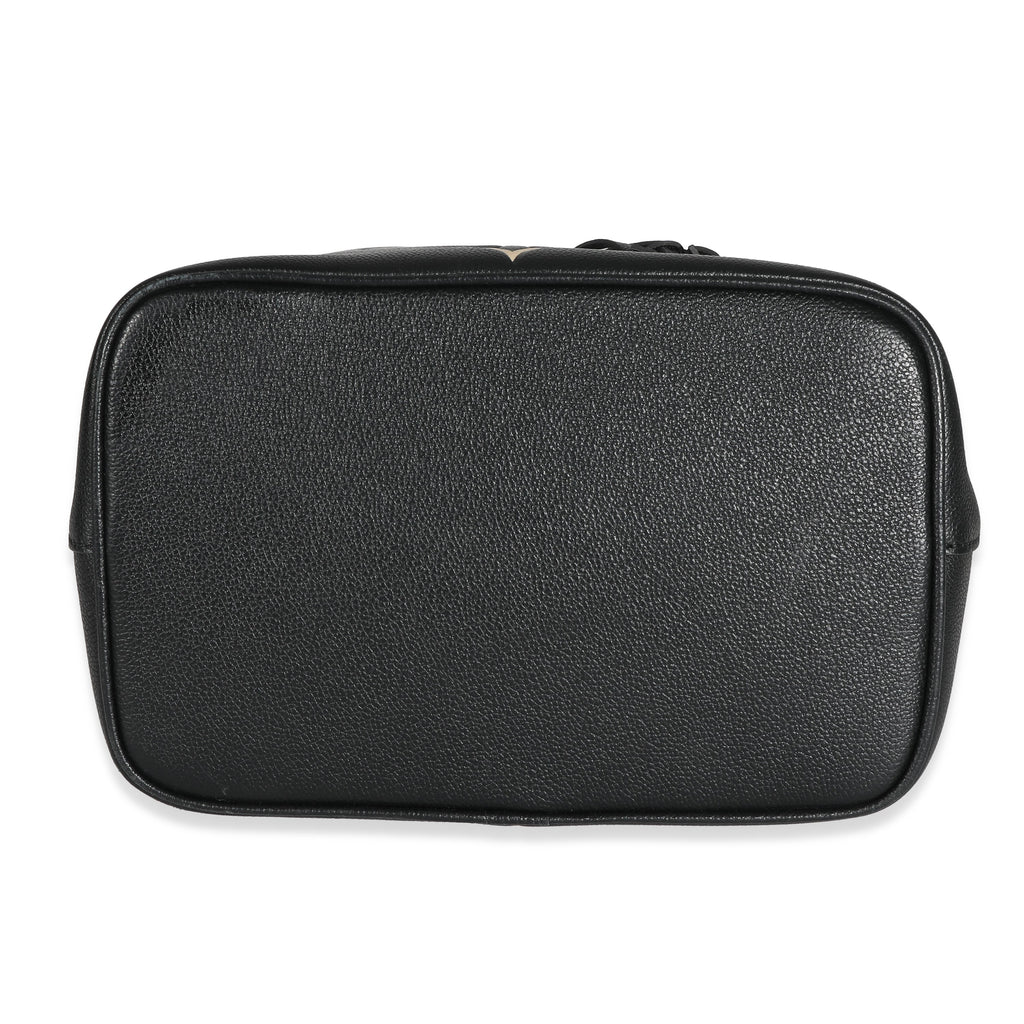 Louis Vuitton Louis Vuitton Black Beige Giant Monogram Empreinte NeoNoe MM