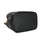 Louis Vuitton Louis Vuitton Black Beige Giant Monogram Empreinte NeoNoe MM