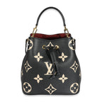 Louis Vuitton Louis Vuitton Black Beige Giant Monogram Empreinte NeoNoe MM