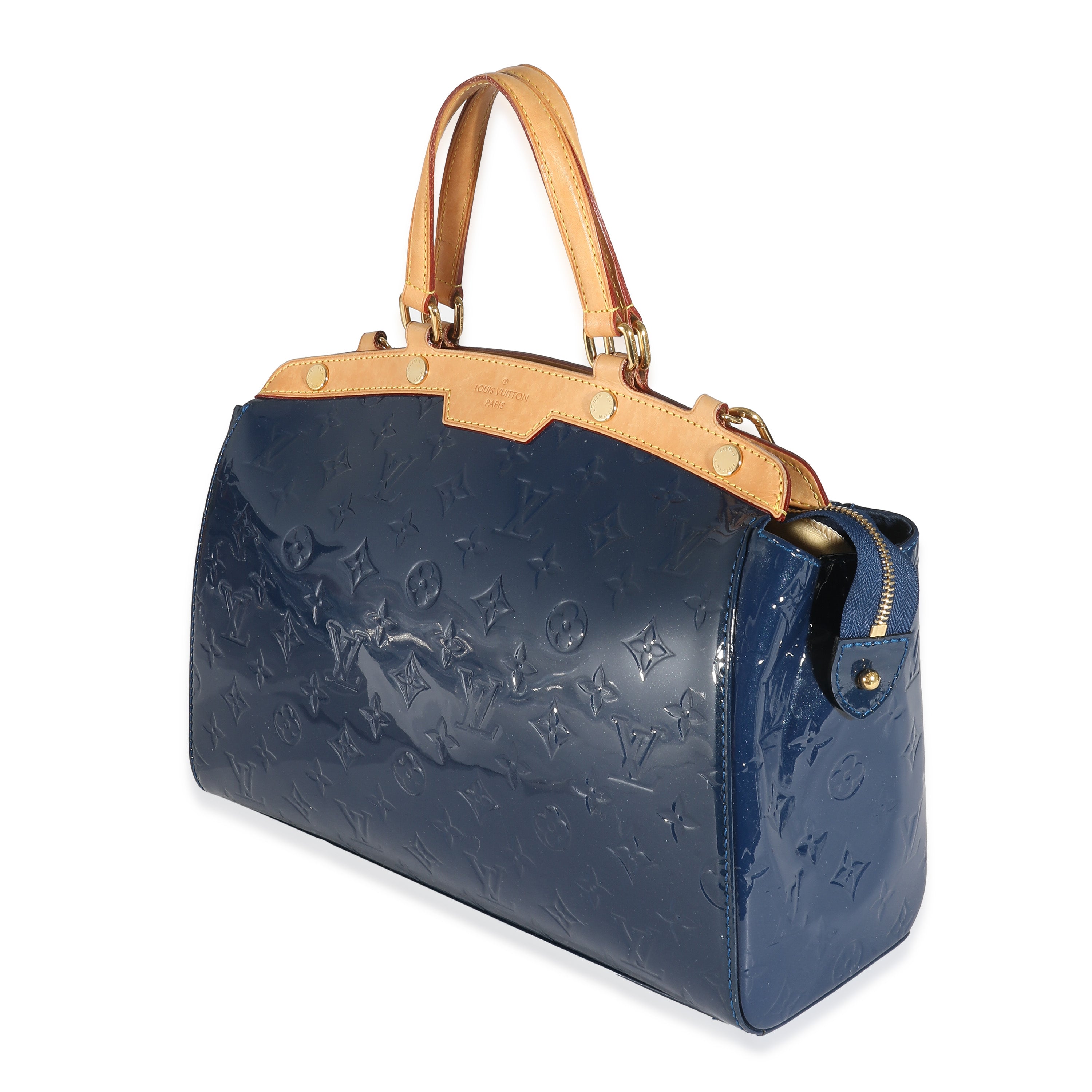 Louis Vuitton Louis Vuitton Grand Bleu Monogram Vernis Brea MM