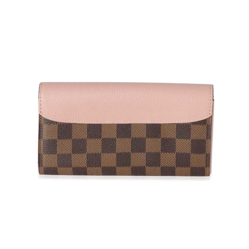 Louis Vuitton Louis Vuitton Magnolia Damier Ebene Canvas Normandy Wallet
