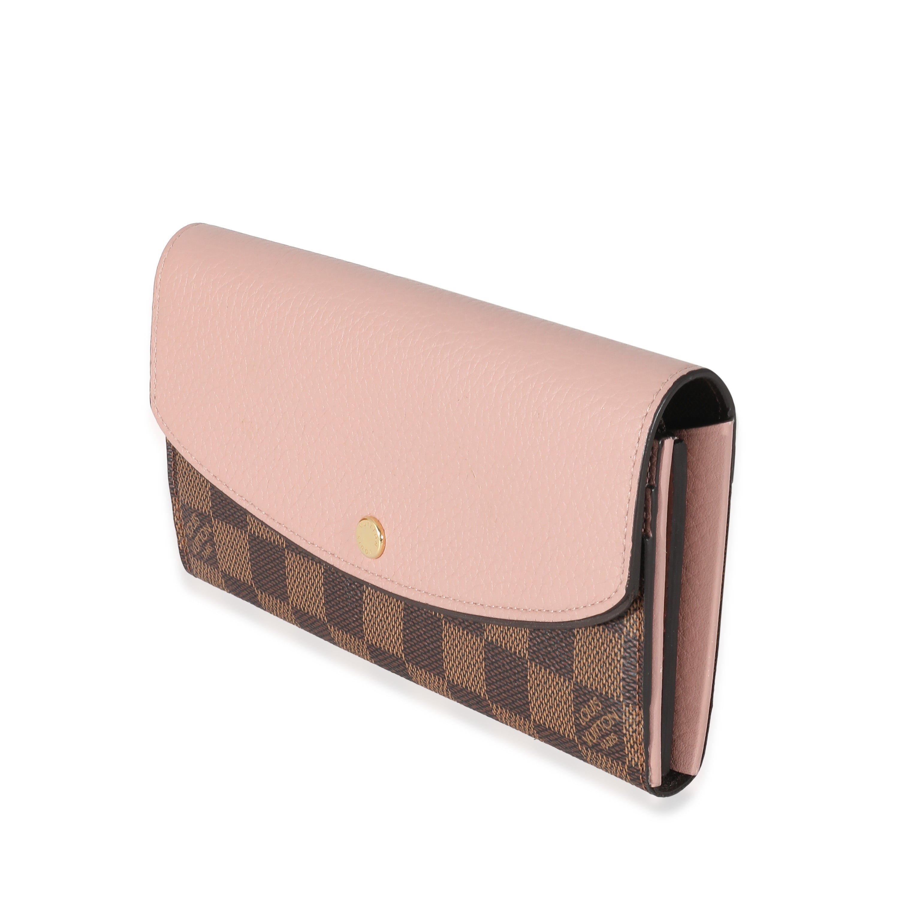 Louis Vuitton Louis Vuitton Magnolia Damier Ebene Canvas Normandy Wallet