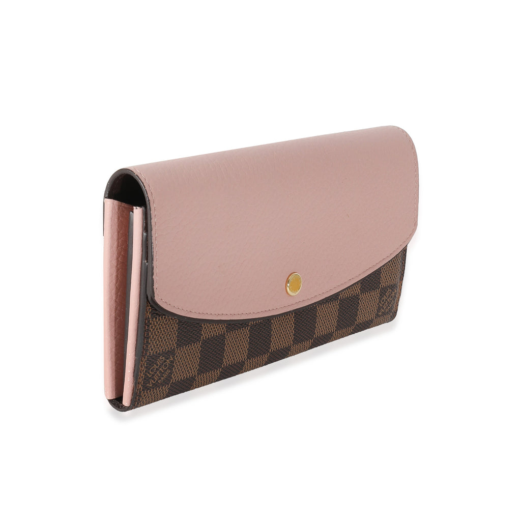 Louis Vuitton Louis Vuitton Magnolia Damier Ebene Canvas Normandy Wallet