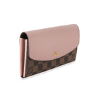 Louis Vuitton Louis Vuitton Magnolia Damier Ebene Canvas Normandy Wallet