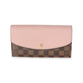 Louis Vuitton Louis Vuitton Magnolia Damier Ebene Canvas Normandy Wallet