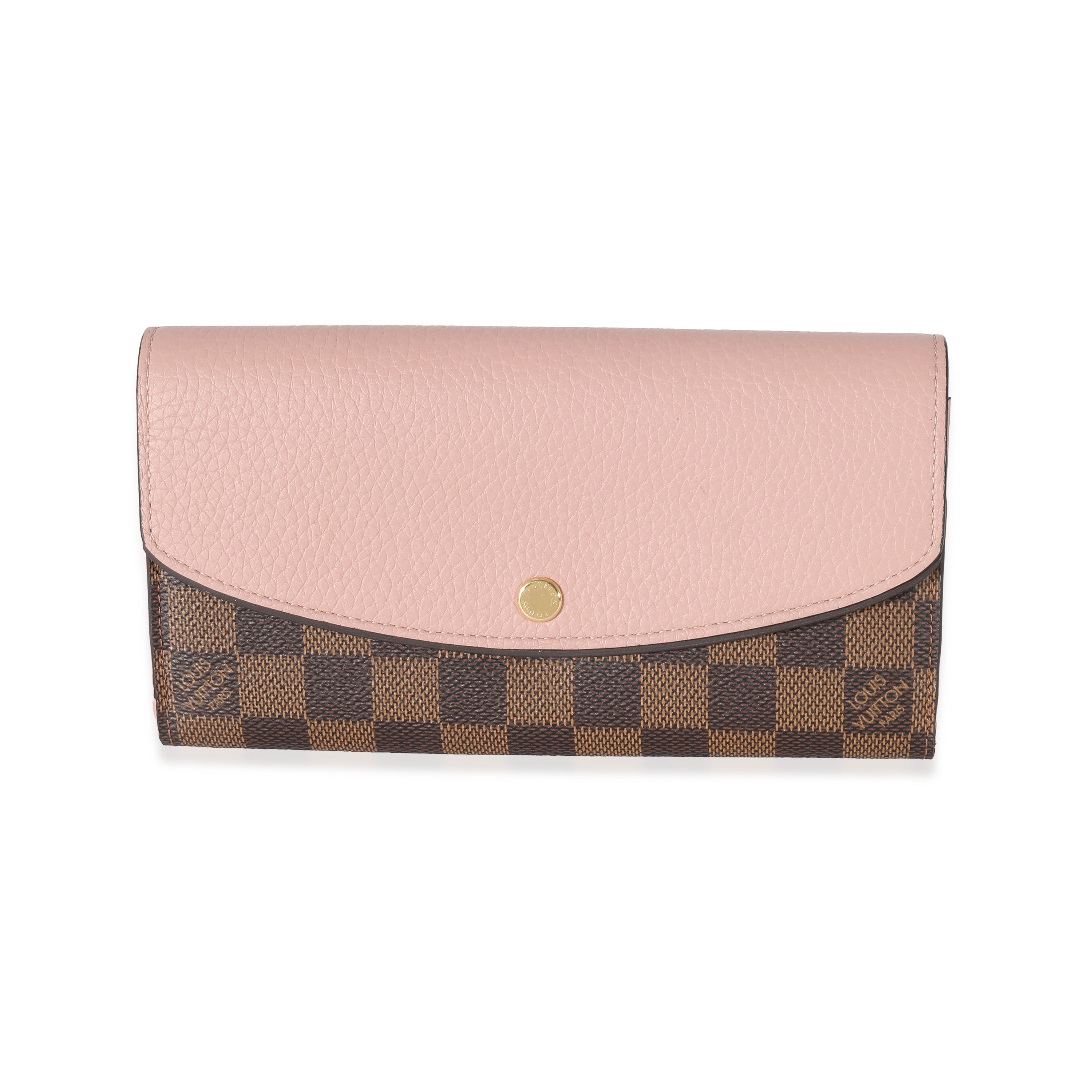 Louis Vuitton Louis Vuitton Magnolia Damier Ebene Canvas Normandy Wallet