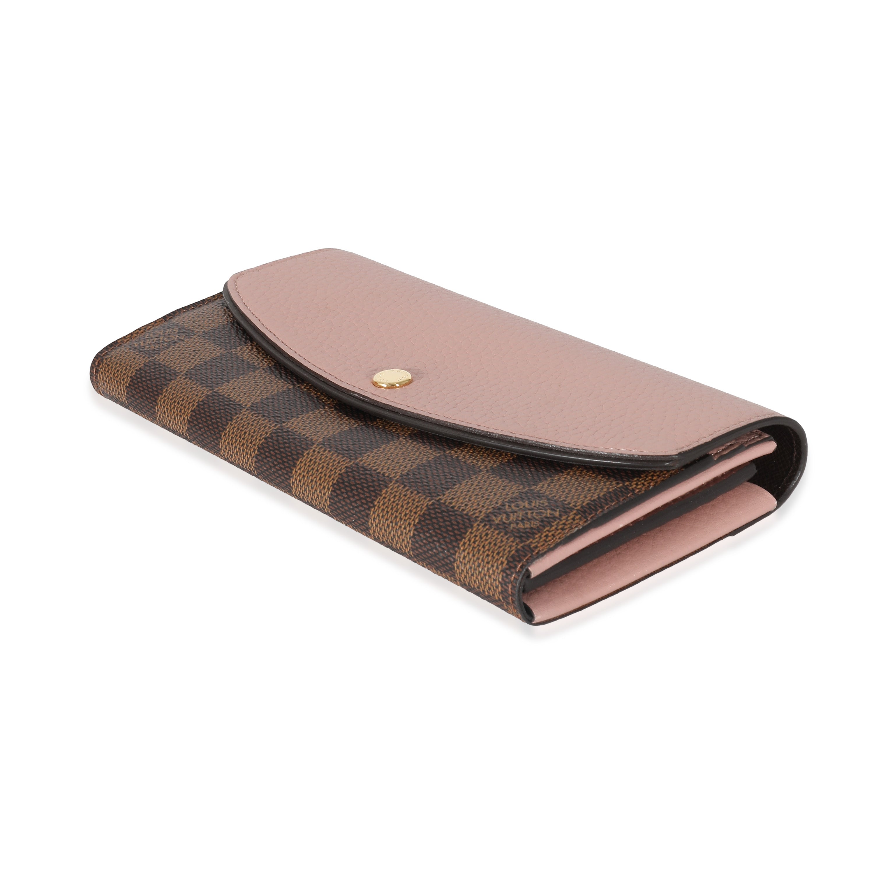 Louis Vuitton Louis Vuitton Magnolia Damier Ebene Canvas Normandy Wallet