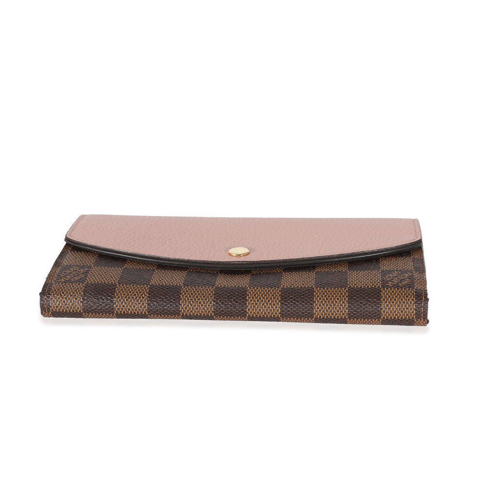 Louis Vuitton Louis Vuitton Magnolia Damier Ebene Canvas Normandy Wallet