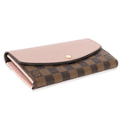 Louis Vuitton Louis Vuitton Magnolia Damier Ebene Canvas Normandy Wallet