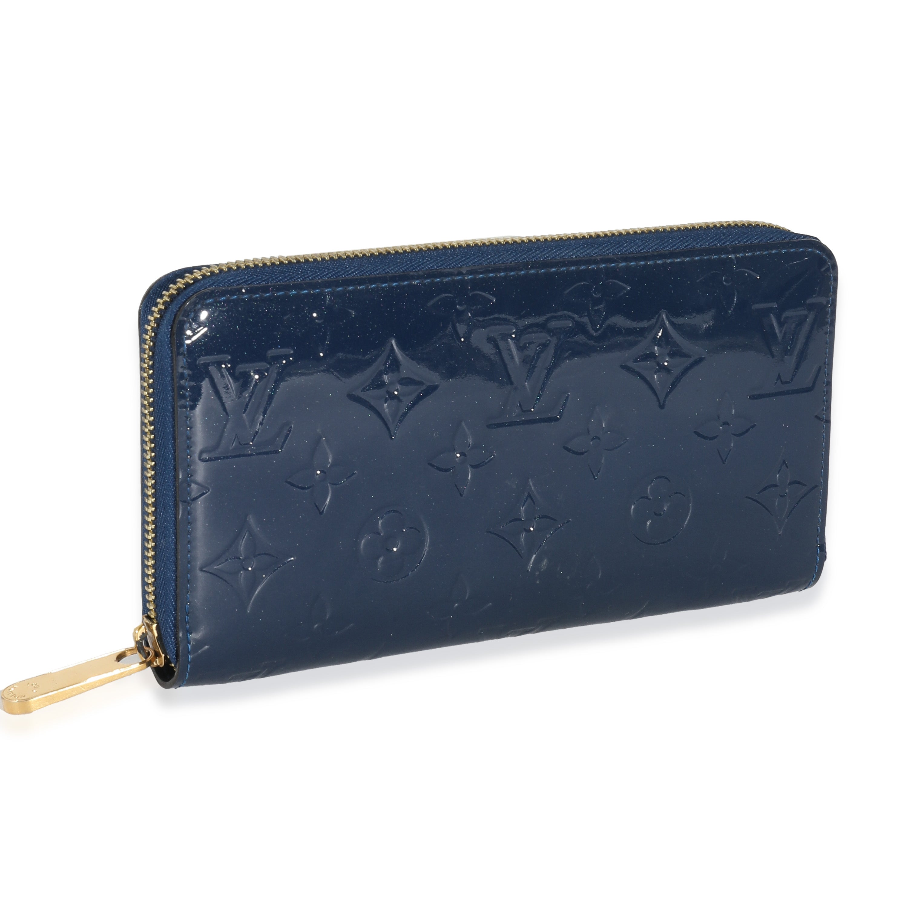 Louis Vuitton Louis Vuitton Grand Bleu Vernis Zippy Wallet