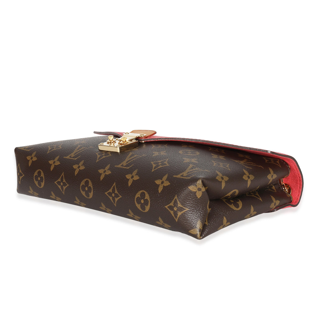 Louis Vuitton Louis Vuitton Rose Litchi Monogram Canvas Pallas Chain Bag