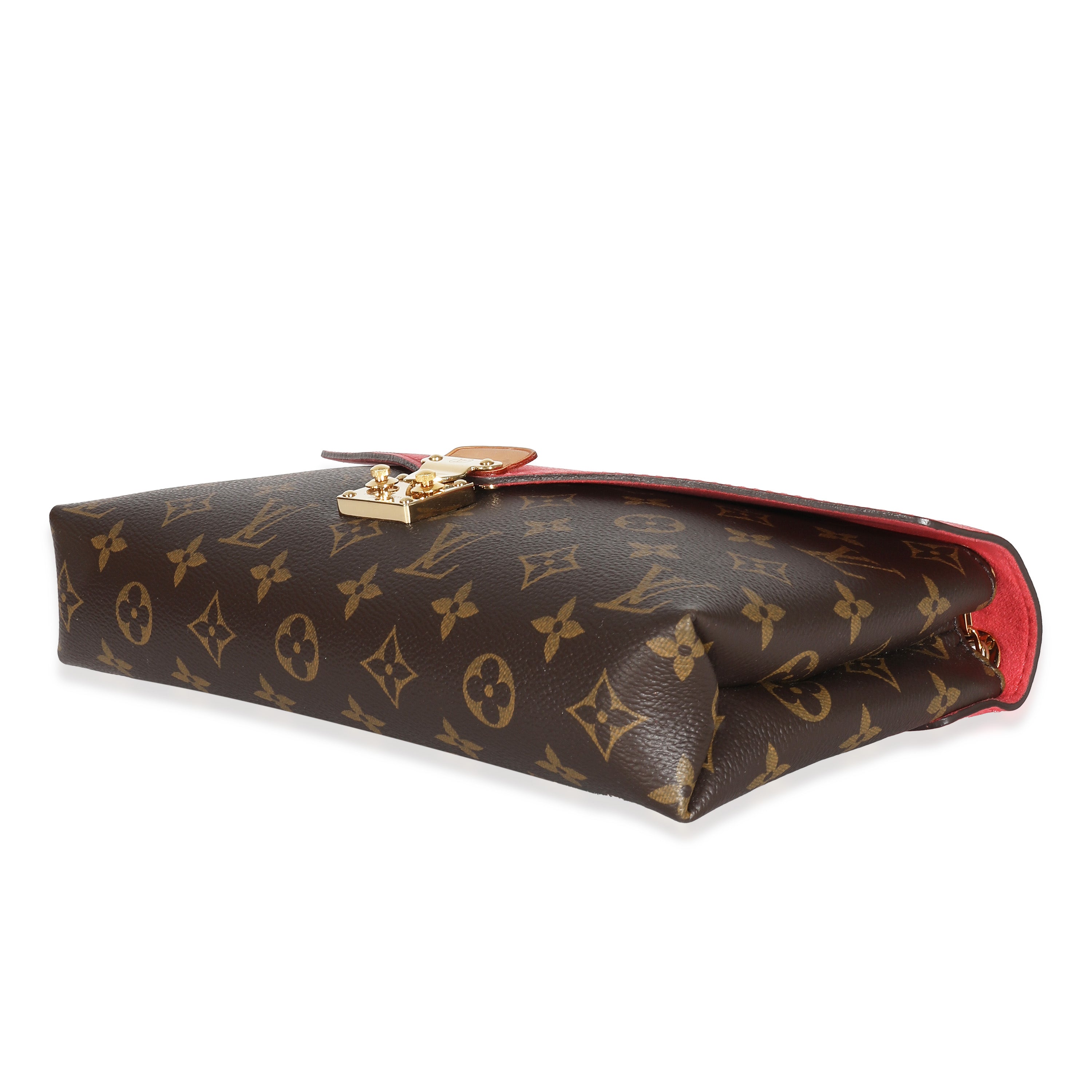 Louis Vuitton Louis Vuitton Rose Litchi Monogram Canvas Pallas Chain Bag