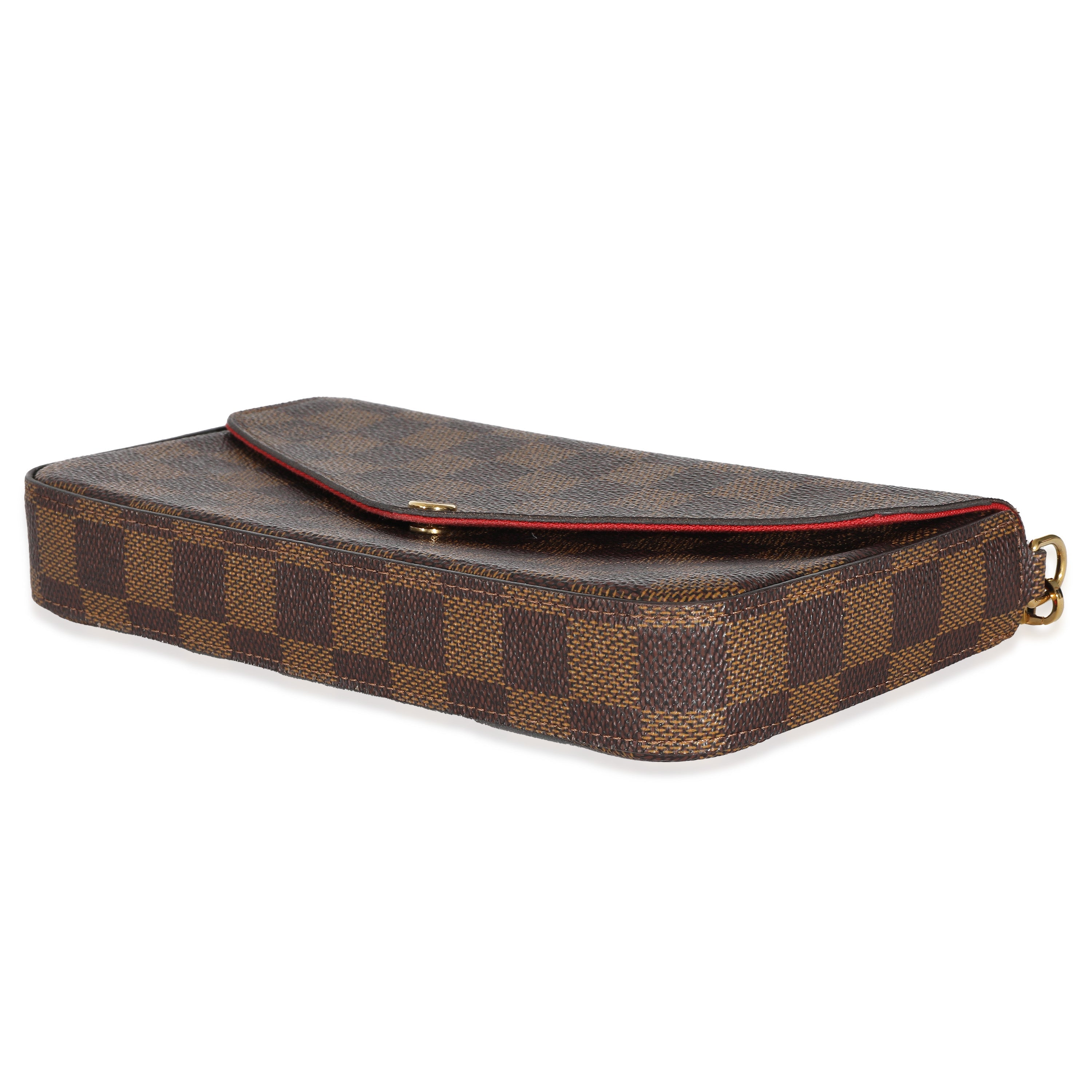 Louis Vuitton Louis Vuitton Cerise Damier Ebene Canvas Félicie Pochette