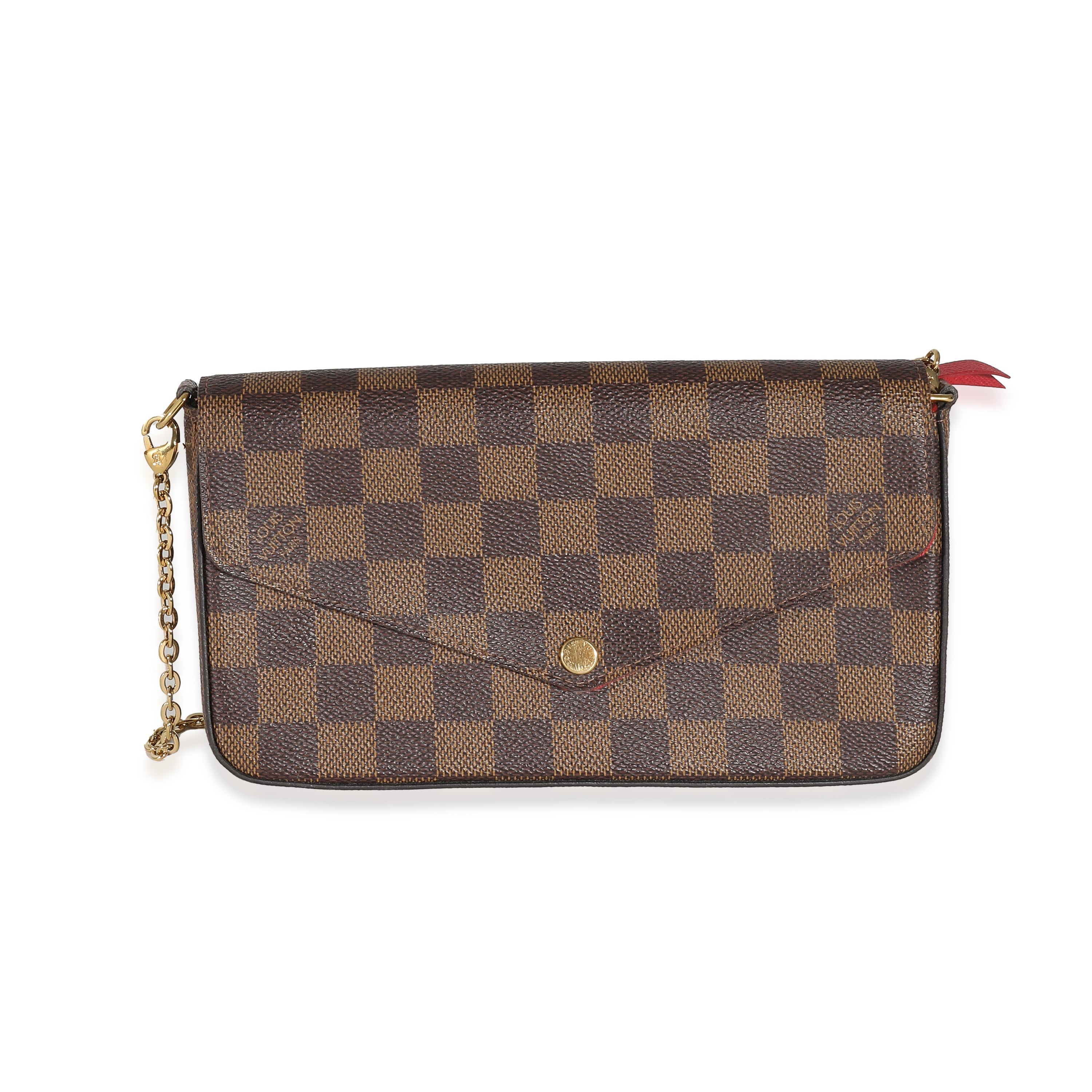 Louis Vuitton Louis Vuitton Cerise Damier Ebene Canvas Félicie Pochette