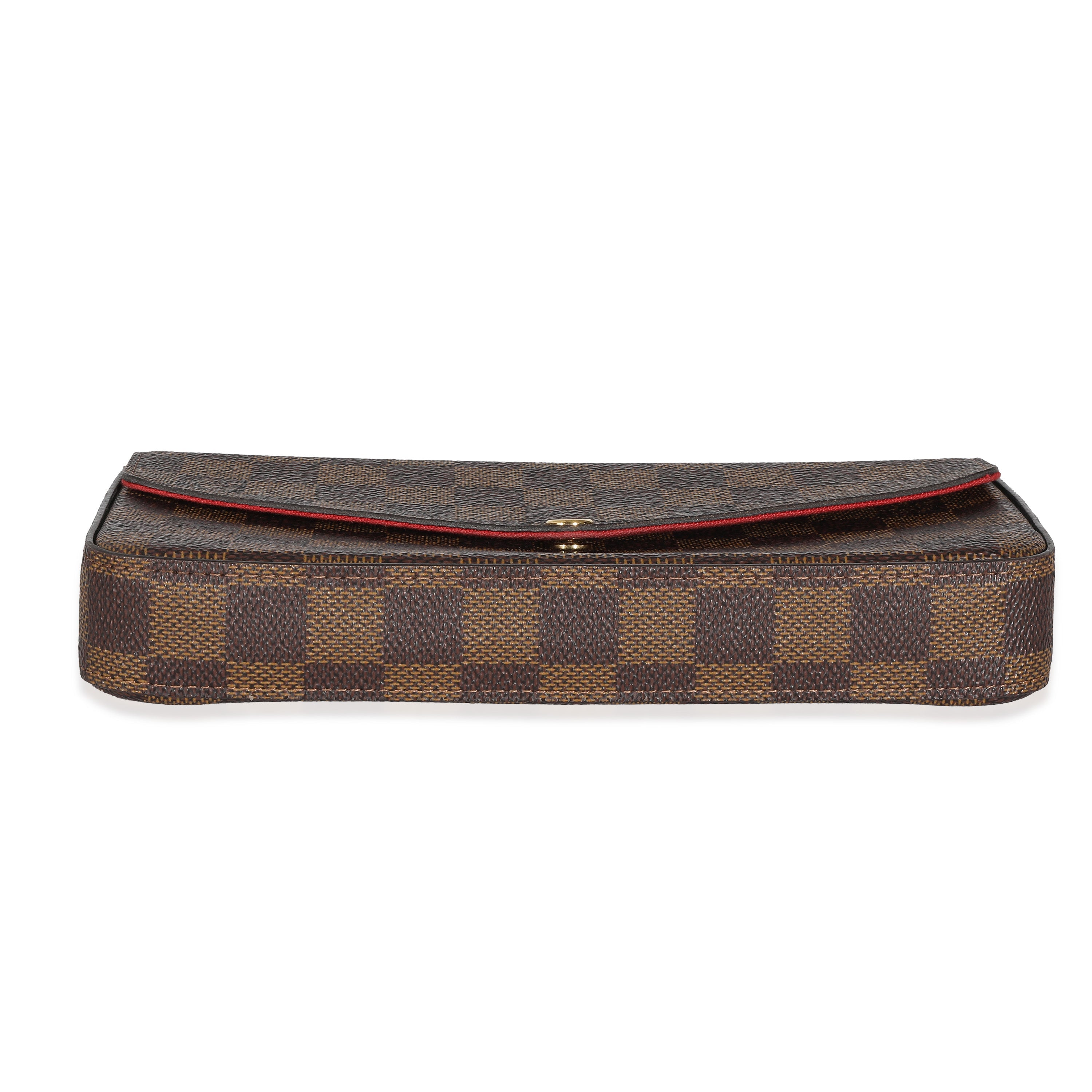 Louis Vuitton Louis Vuitton Cerise Damier Ebene Canvas Félicie Pochette