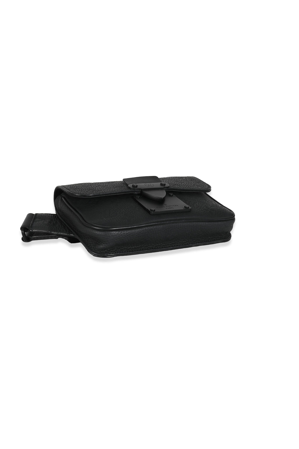 Louis Vuitton Louis Vuitton Black Monogram Taurillon S Lock Sling Bag