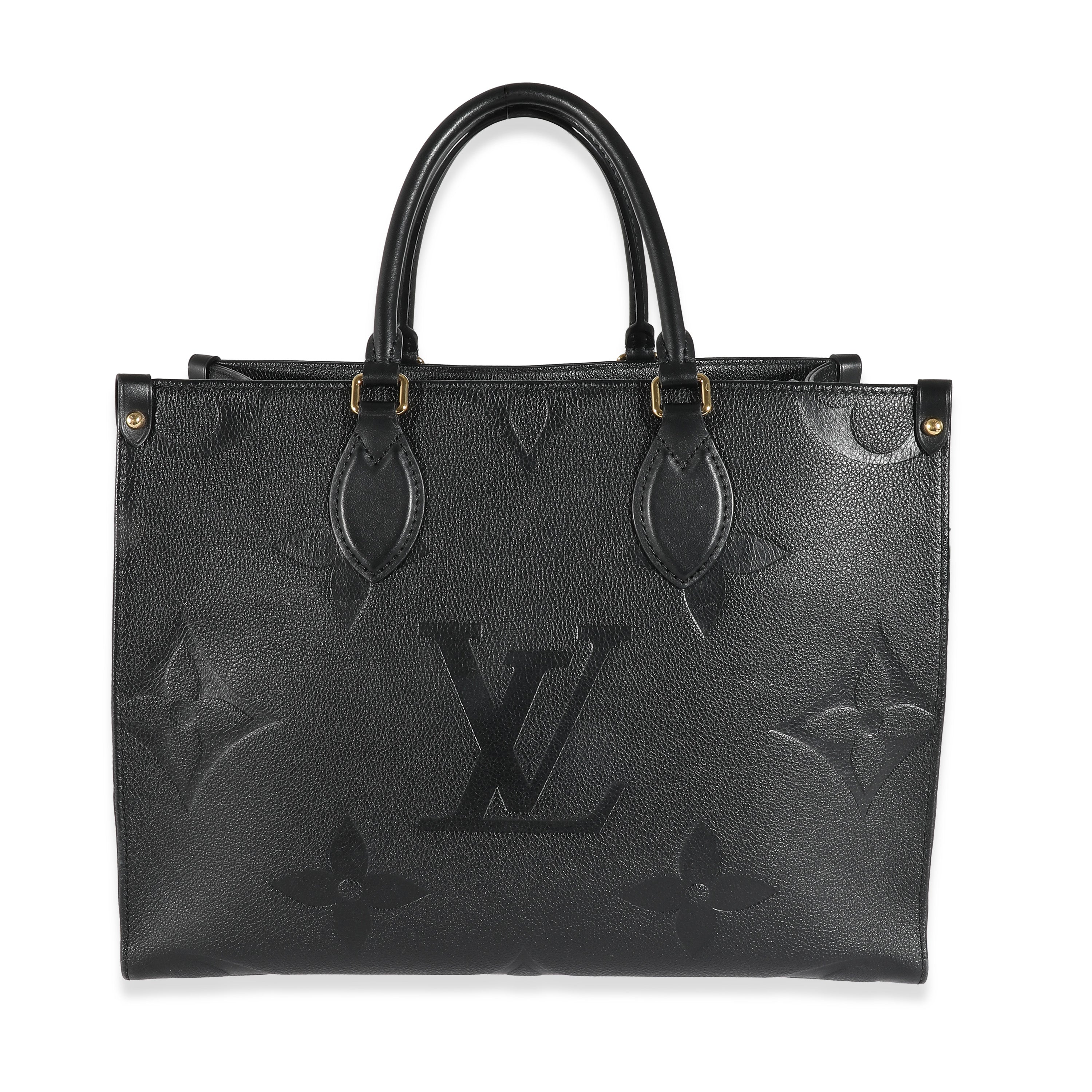 Louis Vuitton Black Empreinte Onthego MM