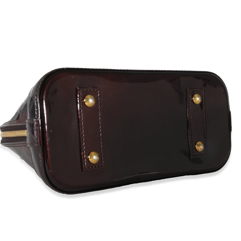 Louis Vuitton Louis Vuitton Amarante Vernis Rayures Alma BB
