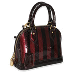 Louis Vuitton Louis Vuitton Amarante Vernis Rayures Alma BB