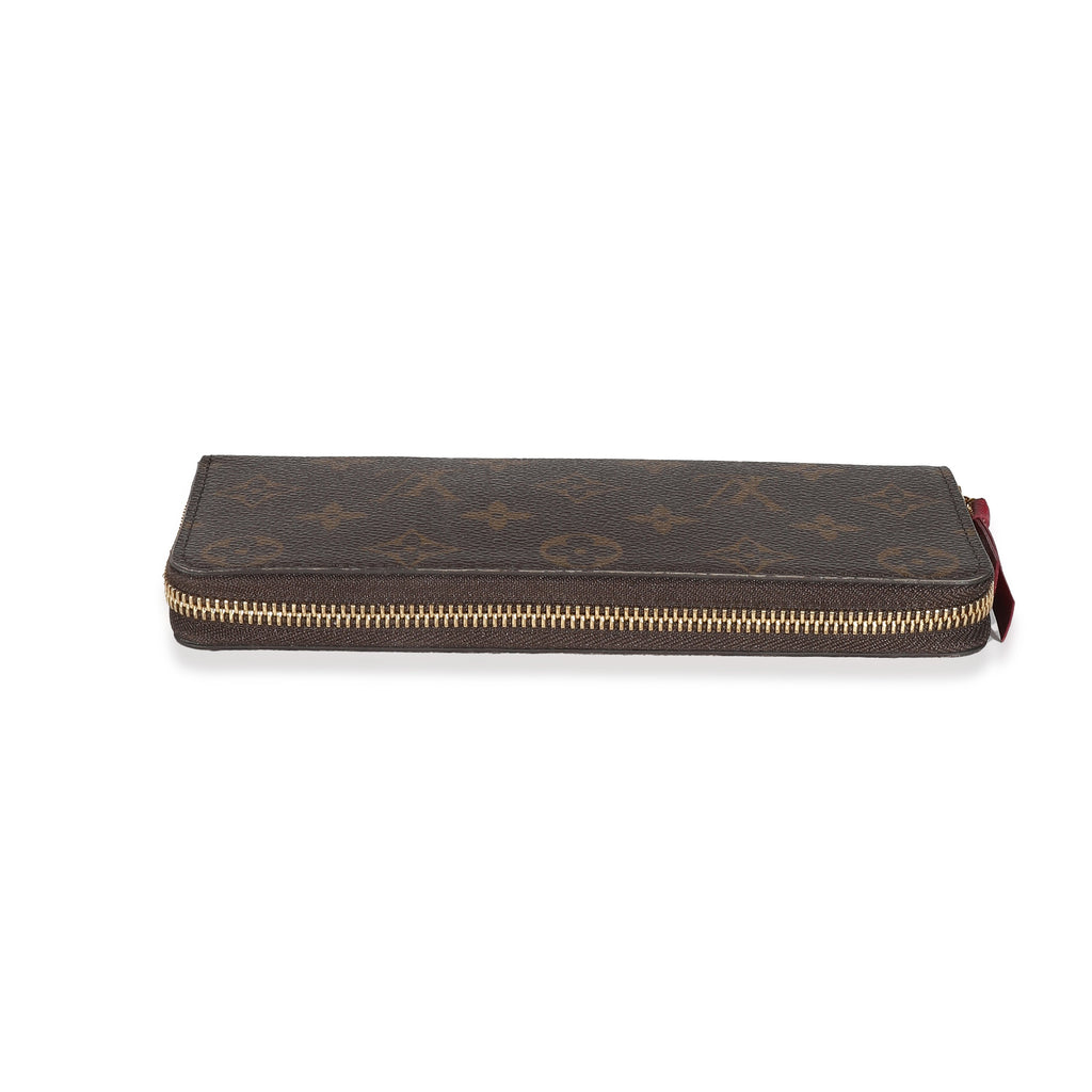 Louis Vuitton Louis Vuitton Fuchsia Monogram Canvas Clemence Wallet