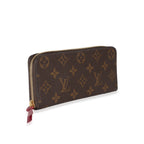 Louis Vuitton Louis Vuitton Fuchsia Monogram Canvas Clemence Wallet