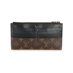 Louis Vuitton Louis Vuitton Black Monogram Canvas Slim Purse