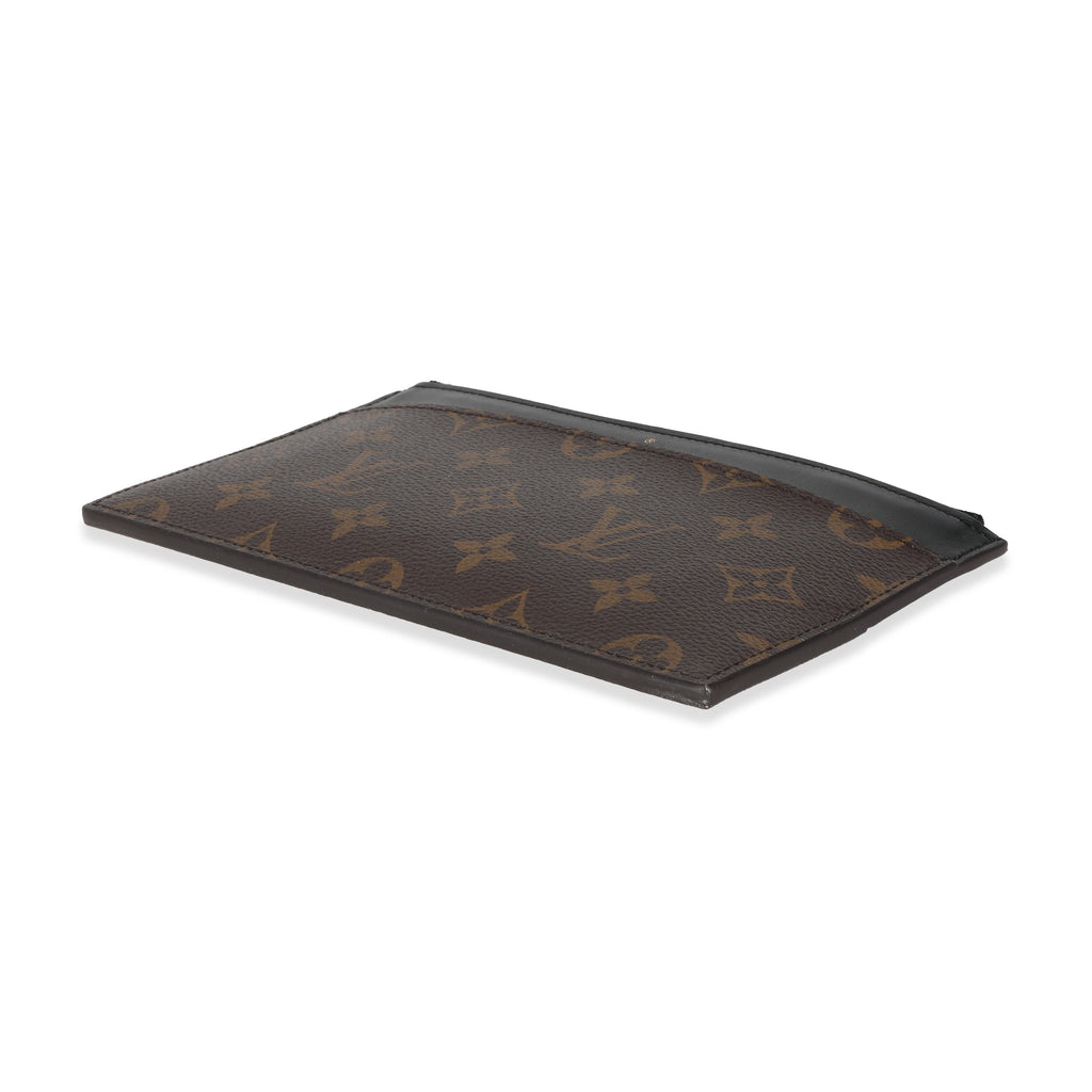 Louis Vuitton Louis Vuitton Black Monogram Canvas Slim Purse