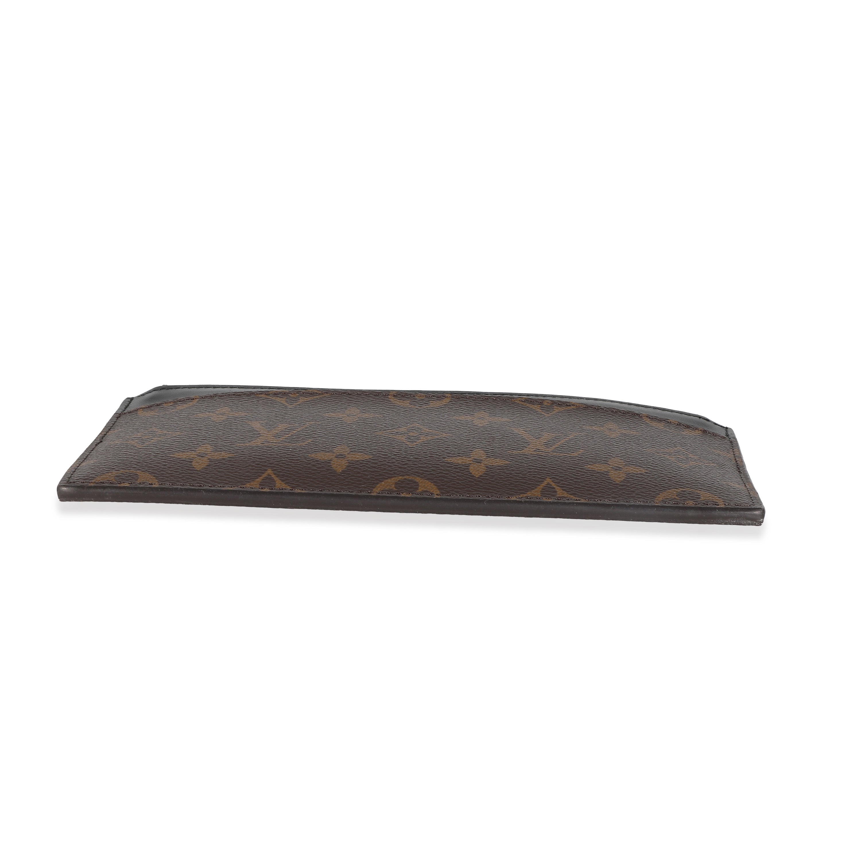 Louis Vuitton Louis Vuitton Black Monogram Canvas Slim Purse