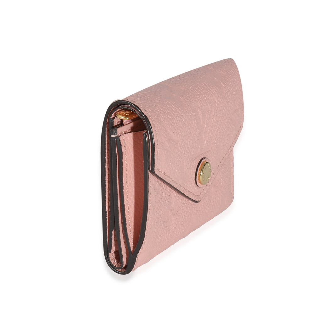 Louis Vuitton Louis Vuitton Rose Poudre Monogram Empreinte Zoé Wallet