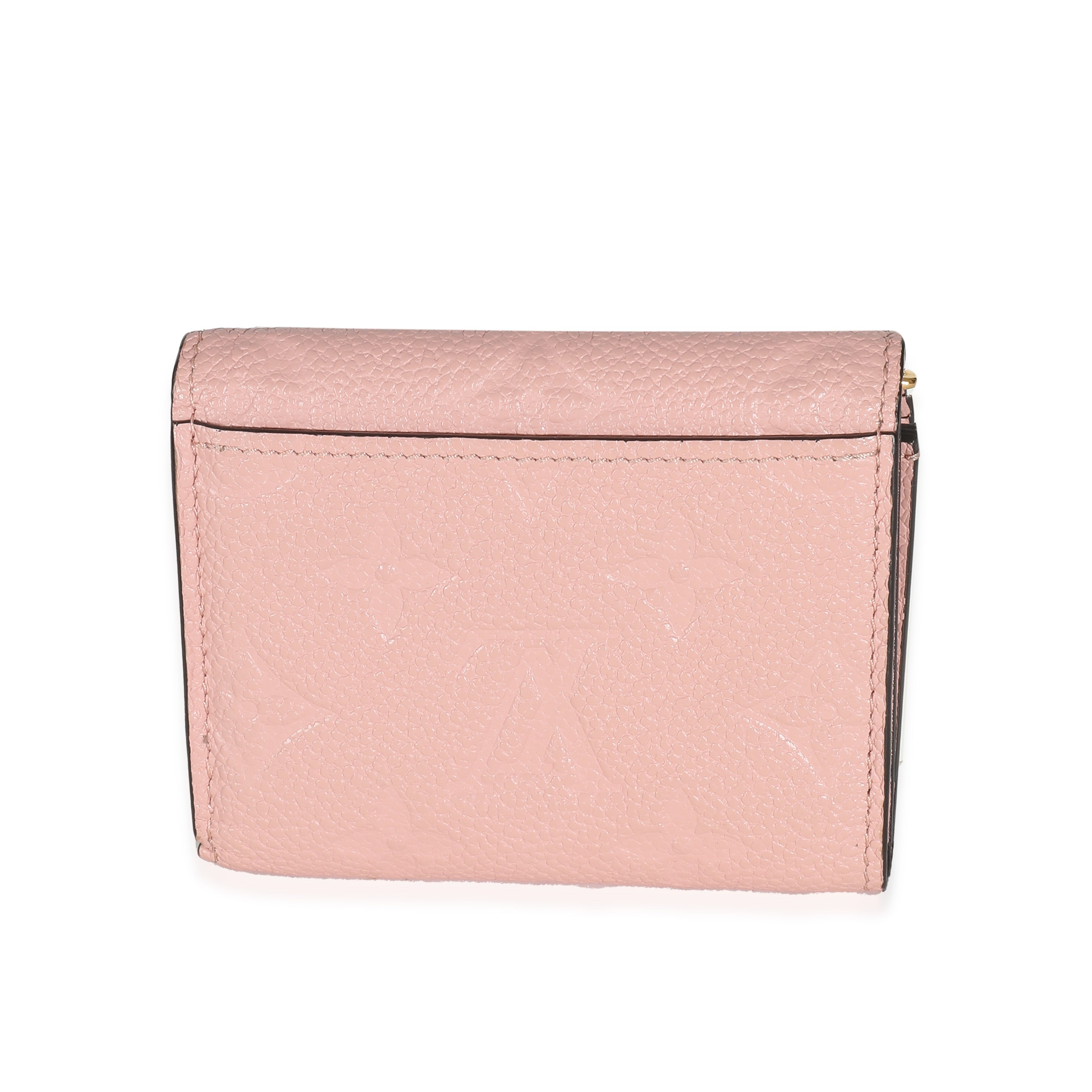Louis Vuitton Louis Vuitton Rose Poudre Monogram Empreinte Zoé Wallet