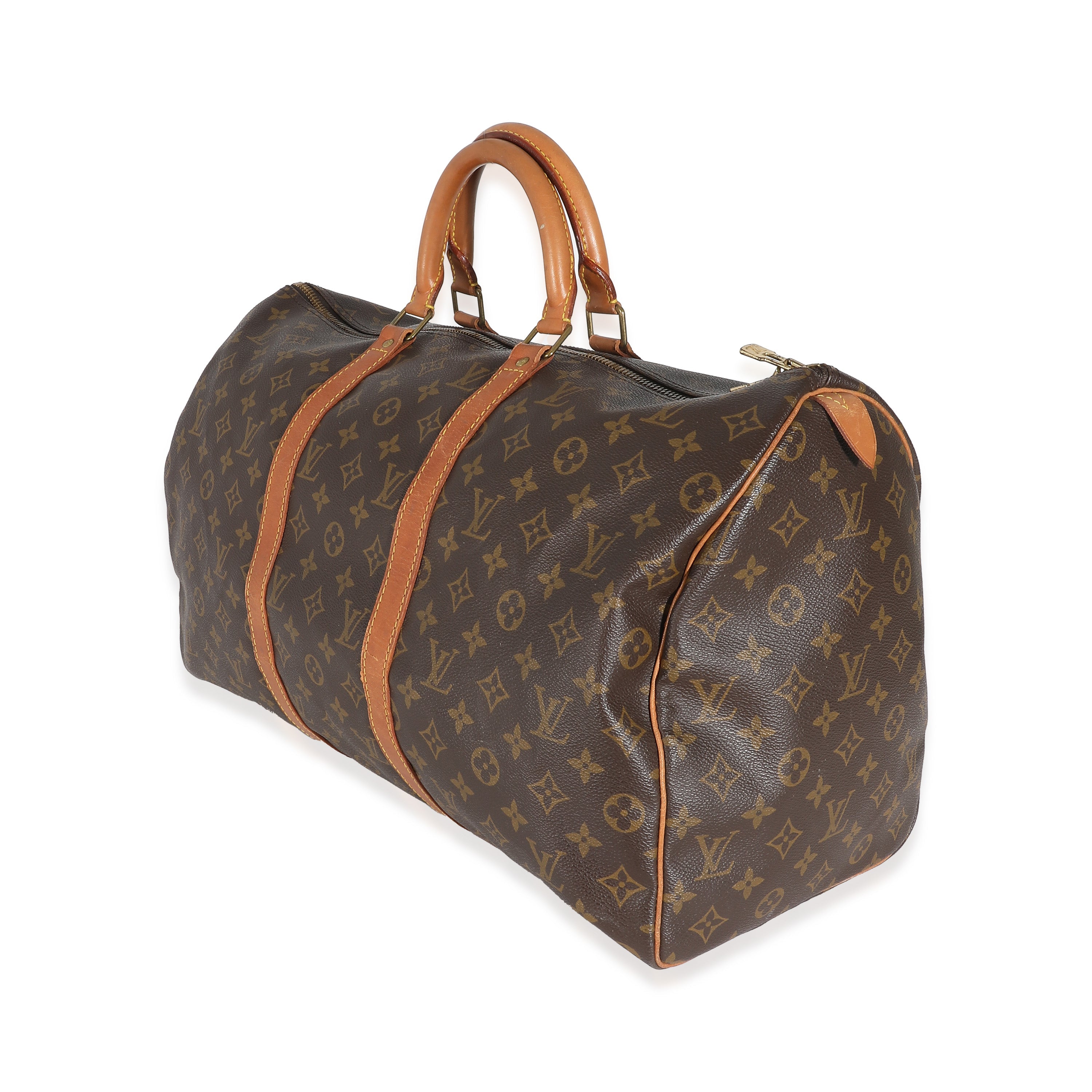 Louis Vuitton Louis Vuitton Vintage Monogram Canvas Keepall 50