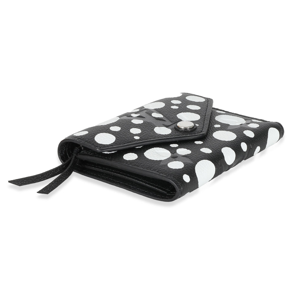 Louis Vuitton Louis Vuitton X YK Black & White Monogram Empreinte Victorine Wallet