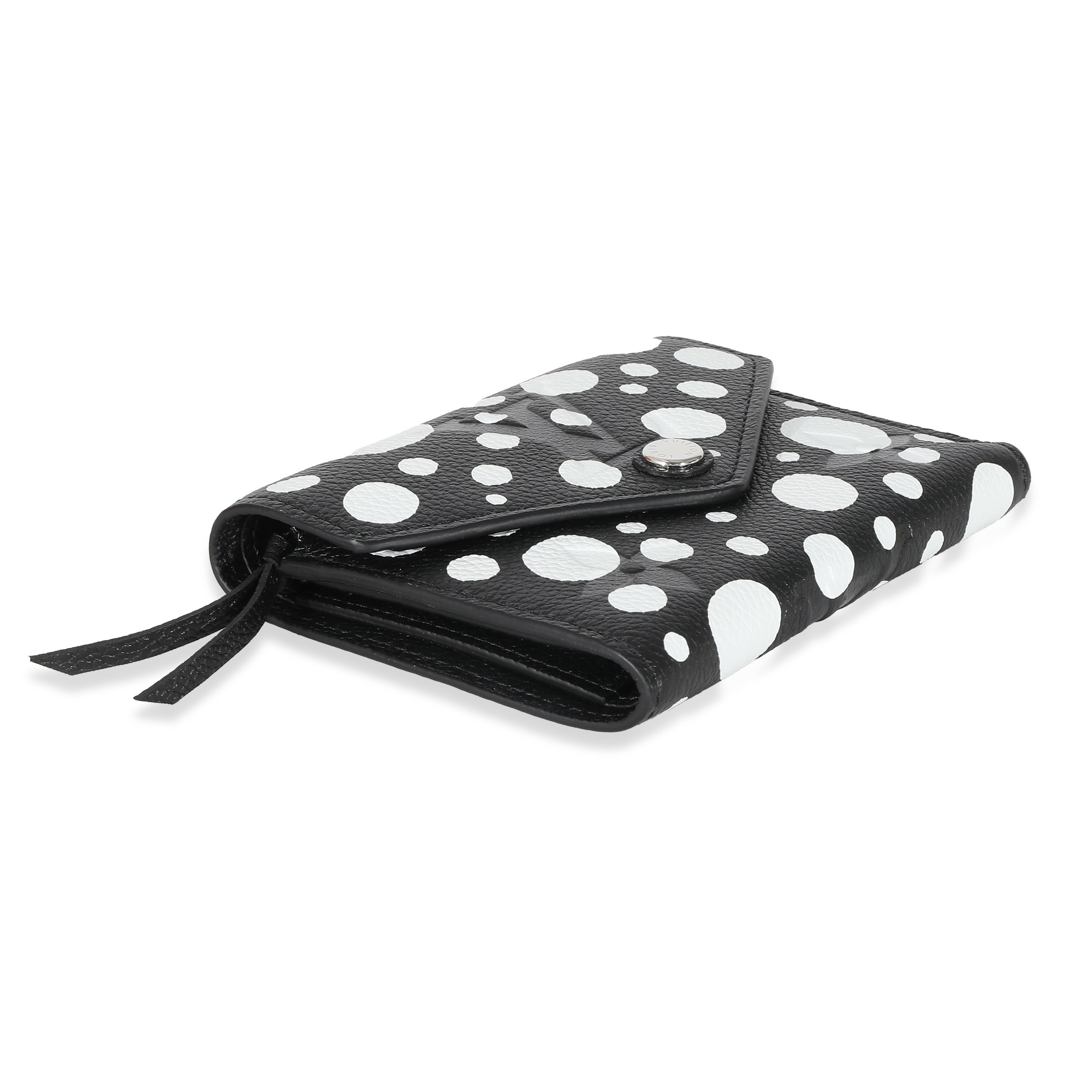 Louis Vuitton Louis Vuitton X YK Black & White Monogram Empreinte Victorine Wallet