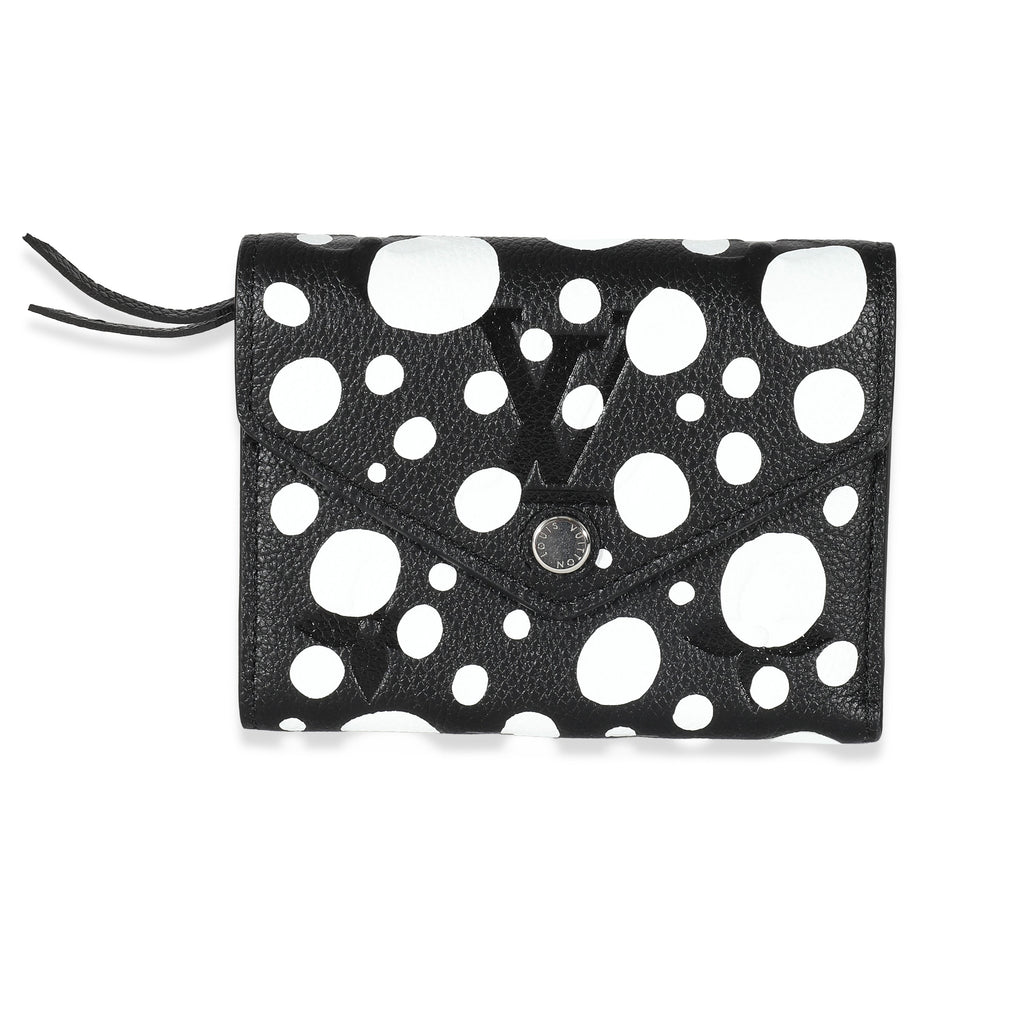 Louis Vuitton Louis Vuitton X YK Black & White Monogram Empreinte Victorine Wallet