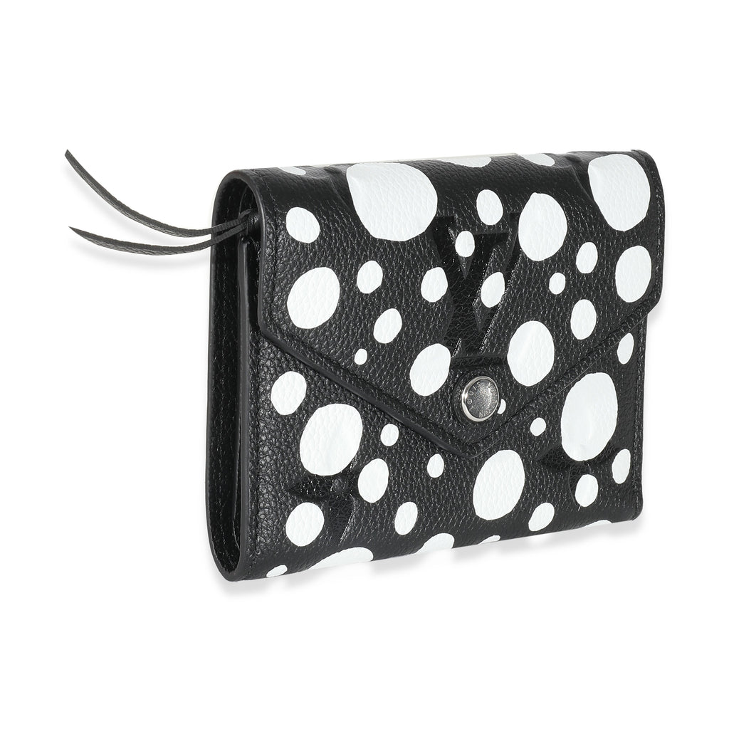 Louis Vuitton Louis Vuitton X YK Black & White Monogram Empreinte Victorine Wallet