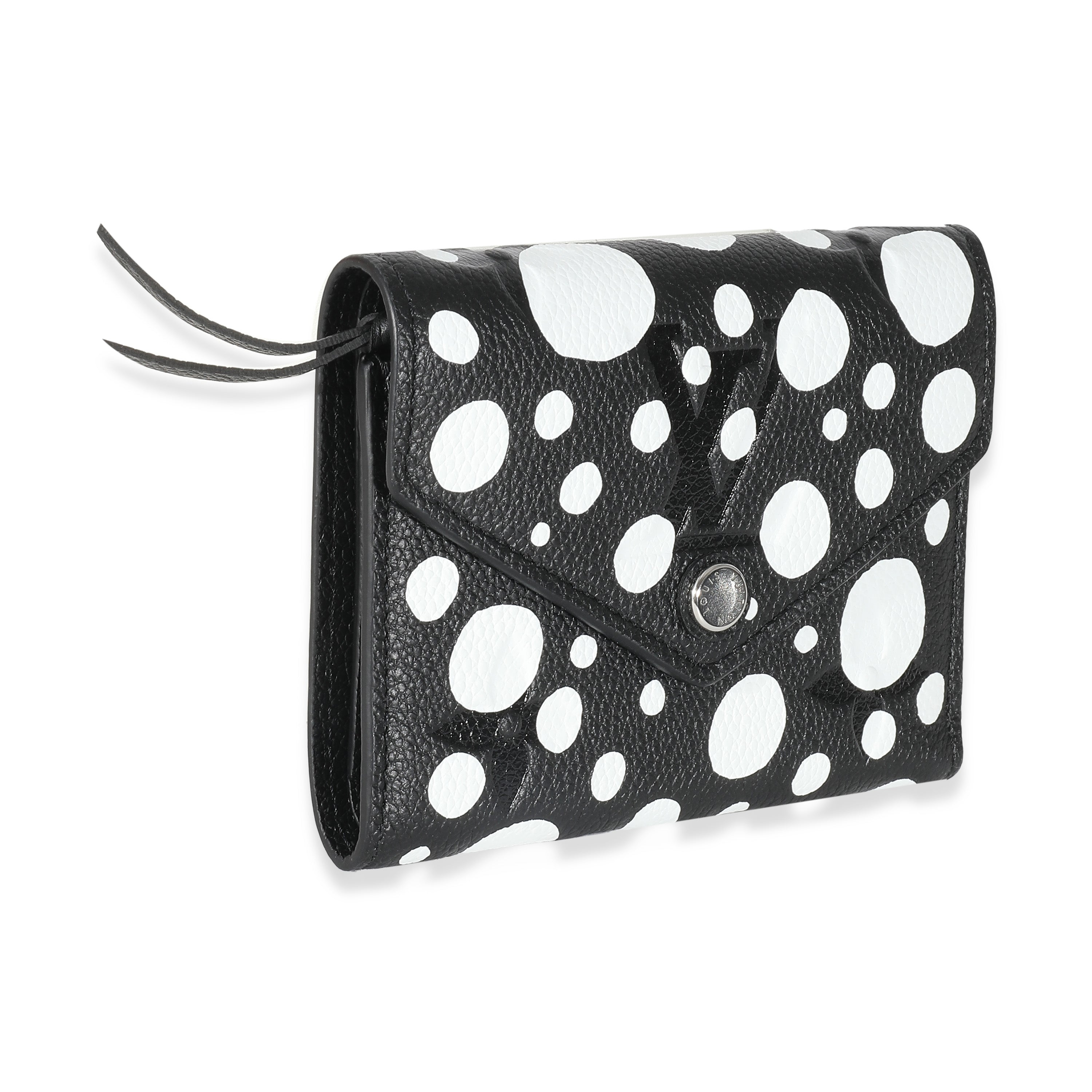 Louis Vuitton Louis Vuitton X YK Black & White Monogram Empreinte Victorine Wallet