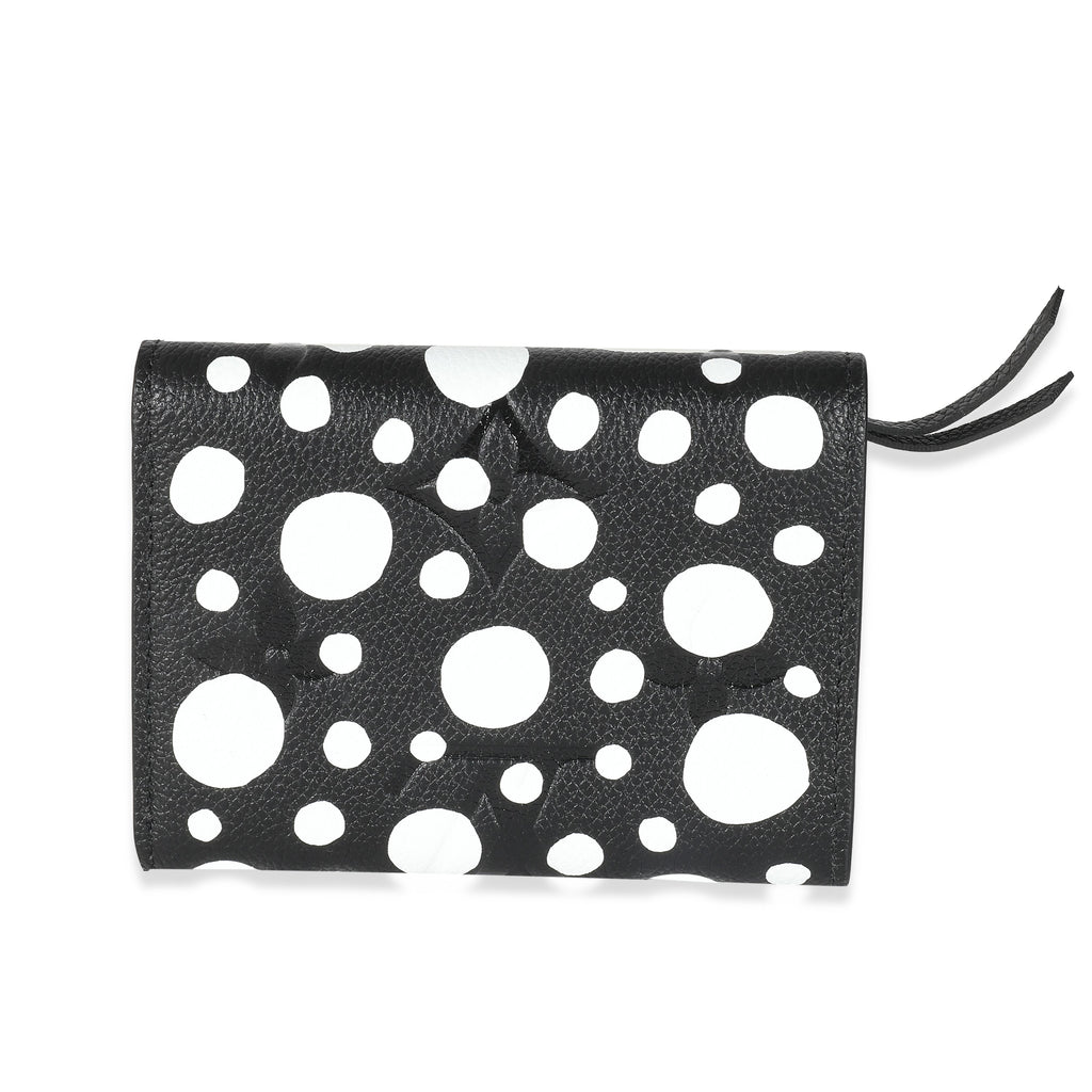 Louis Vuitton Louis Vuitton X YK Black & White Monogram Empreinte Victorine Wallet