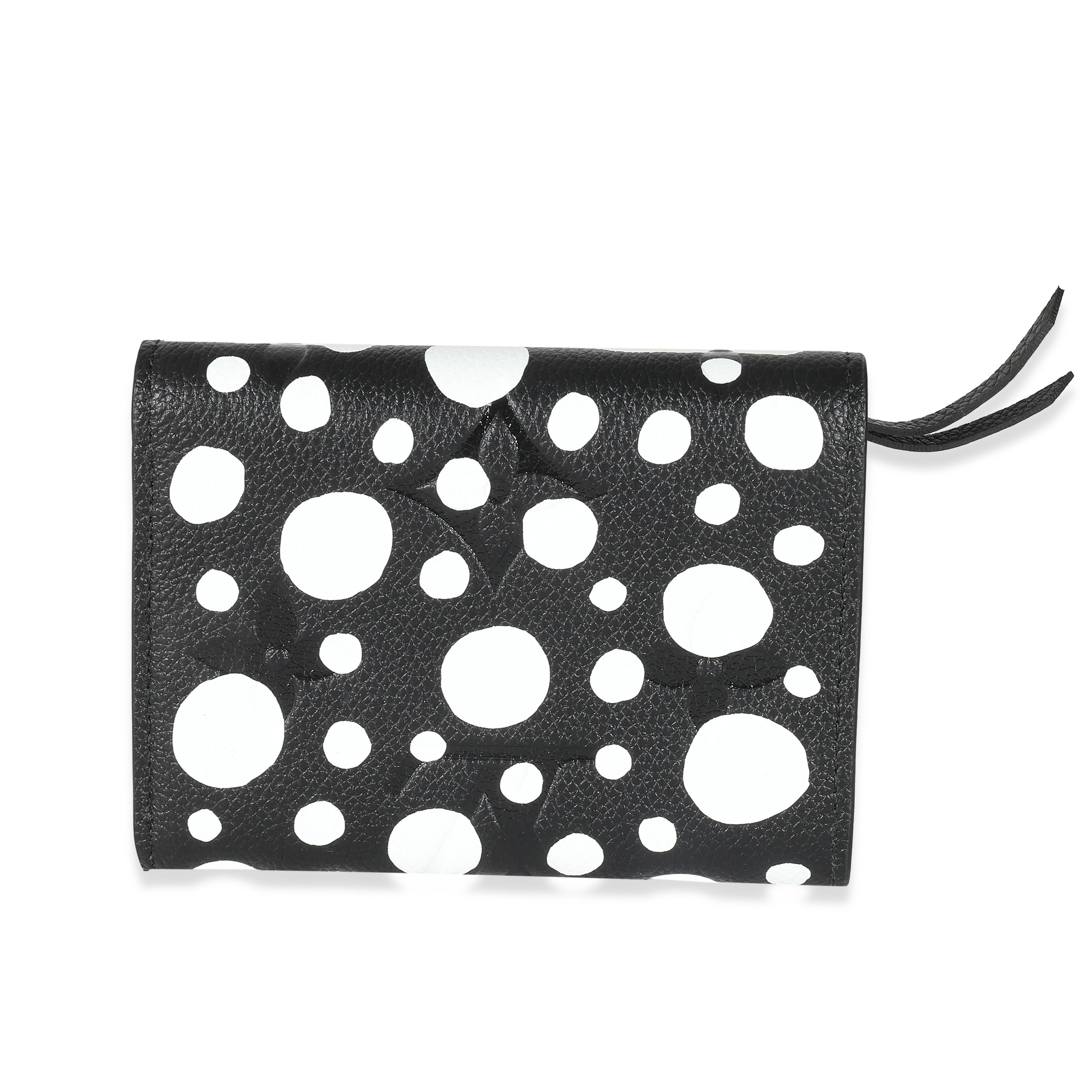 Louis Vuitton Louis Vuitton X YK Black & White Monogram Empreinte Victorine Wallet