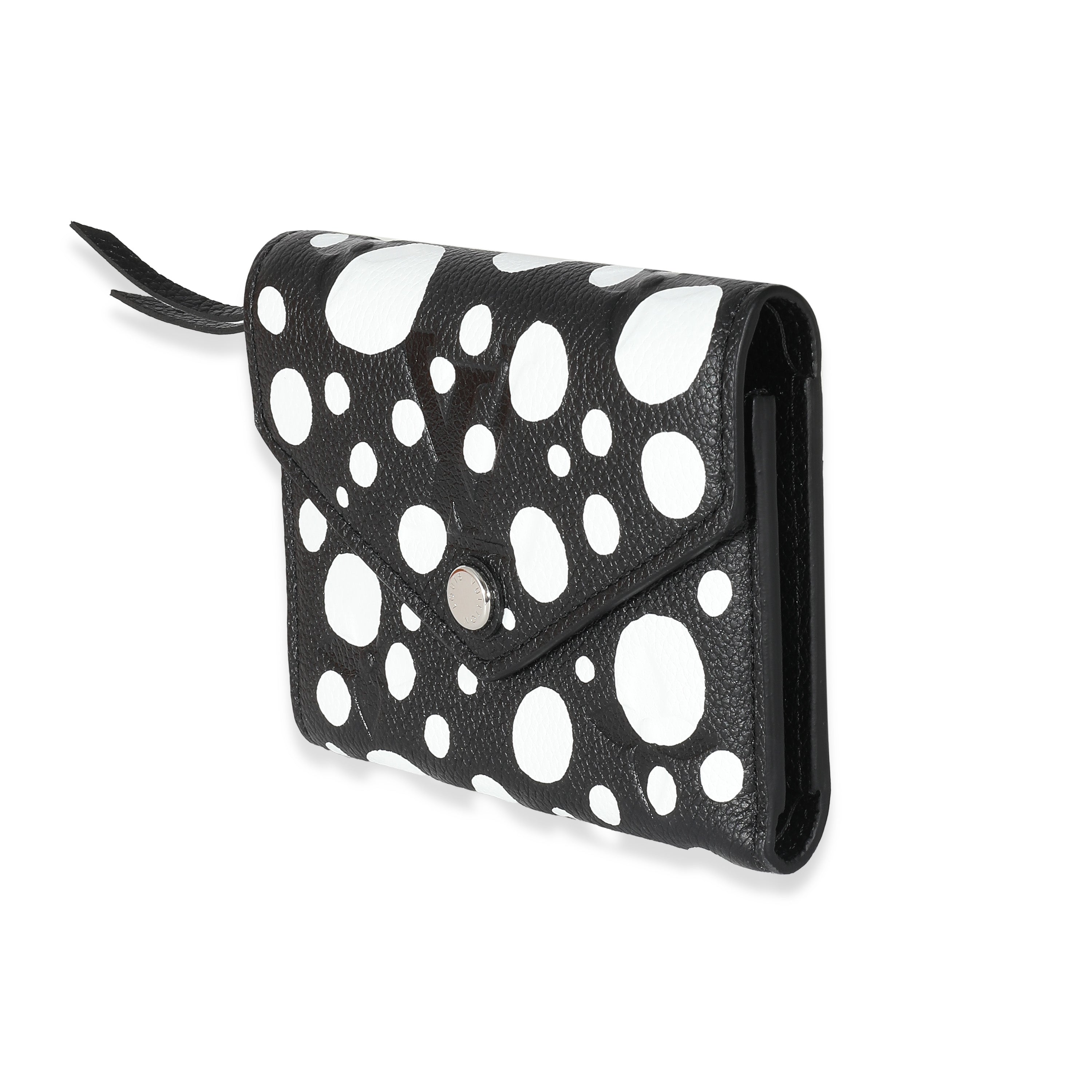 Louis Vuitton Louis Vuitton X YK Black & White Monogram Empreinte Victorine Wallet