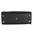 Louis Vuitton Louis Vuitton Black Twist Calfskin Monogram Canvas On My Side MM