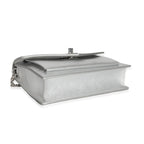 Louis Vuitton Louis Vuitton Silver Calfskin Mylockme Chain Pochette