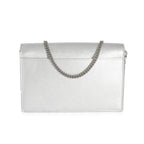 Louis Vuitton Louis Vuitton Silver Calfskin Mylockme Chain Pochette