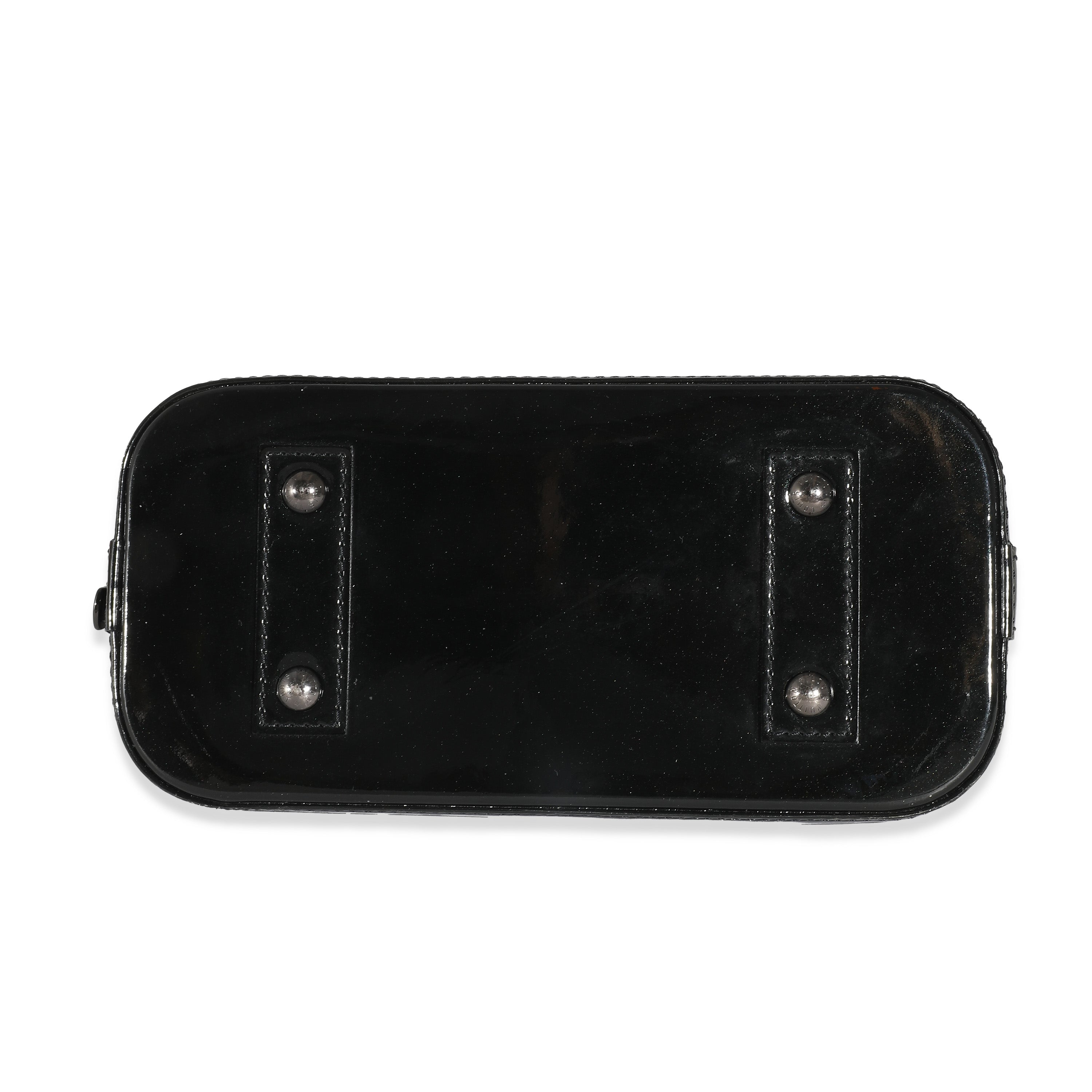 Louis Vuitton Louis Vuitton Black Magnetique Monogram Vernis Alma BB