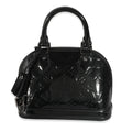 Louis Vuitton Louis Vuitton Black Magnetique Monogram Vernis Alma BB